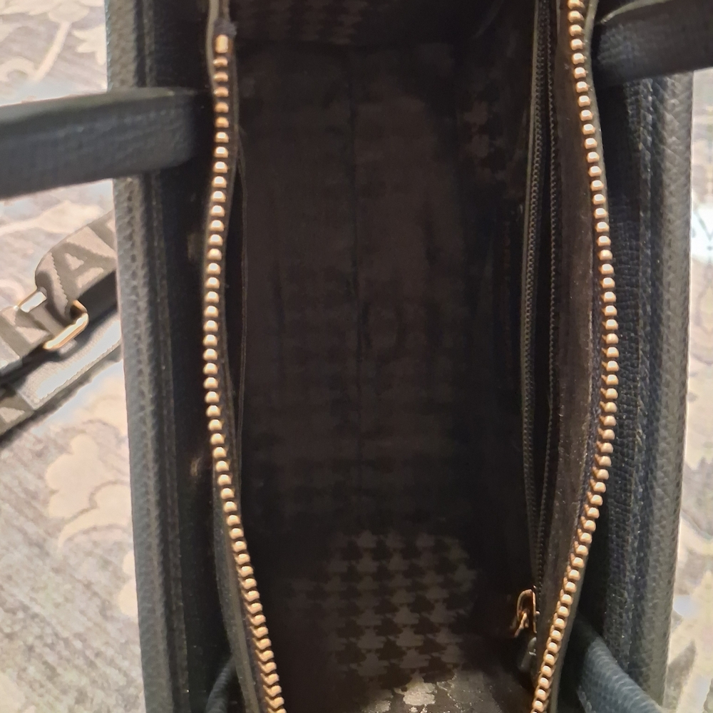 Karl Lagerfeld Womens Blue/Dark Blue Check Crossbody Bag - Picture 3 of 7